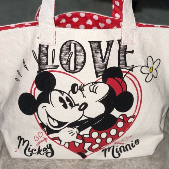 Disney Mickey and Minnie Mouse Tote Bag - Picture 5 of 11